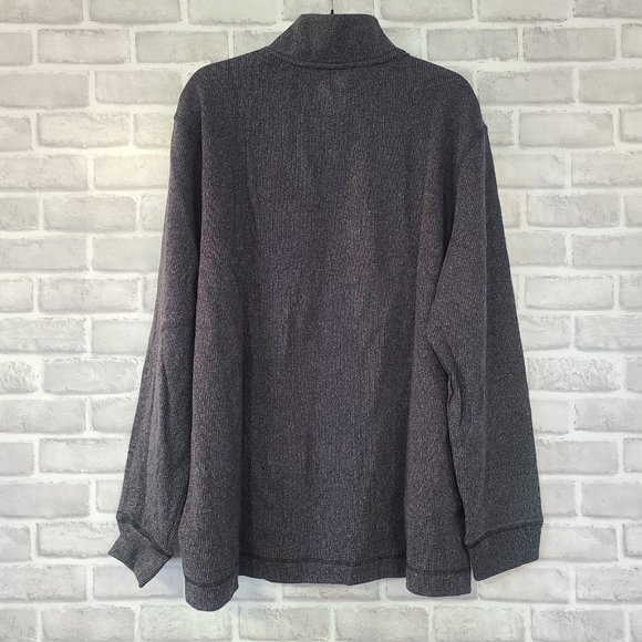 Method Mens Long Sleeve Quarter Zip Knit Sweater Black SZ XL NWT - Picture 2 of 9